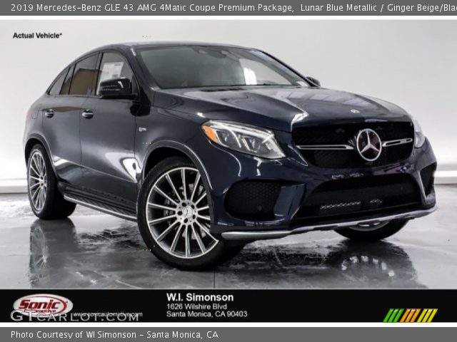 2019 Mercedes-Benz GLE 43 AMG 4Matic Coupe Premium Package in Lunar Blue Metallic