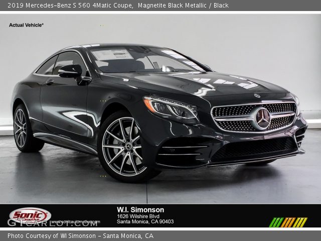 2019 Mercedes-Benz S 560 4Matic Coupe in Magnetite Black Metallic