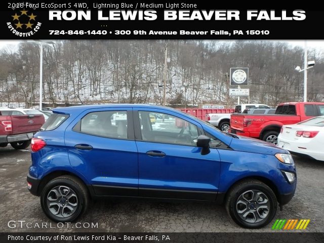 2018 Ford EcoSport S 4WD in Lightning Blue