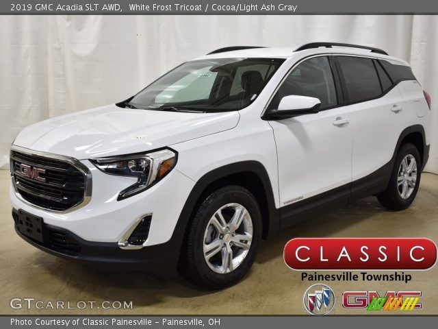 2019 GMC Acadia SLT AWD in White Frost Tricoat