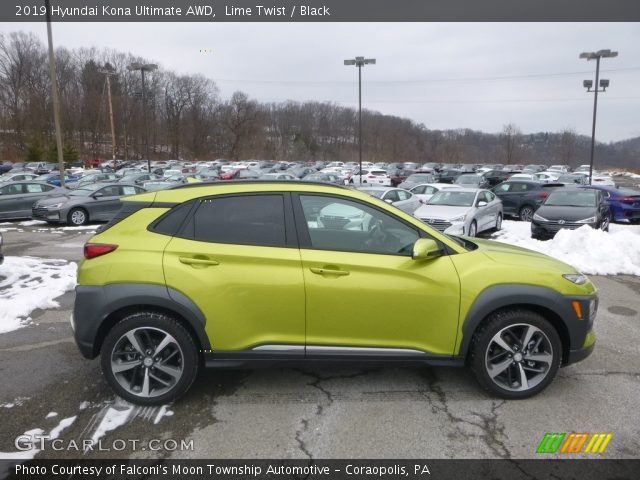 2019 Hyundai Kona Ultimate AWD in Lime Twist
