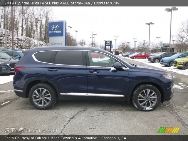 2019 Hyundai Santa Fe SEL Plus AWD in Stormy Sea