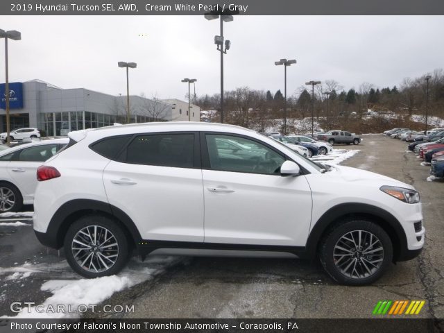 2019 Hyundai Tucson SEL AWD in Cream White Pearl