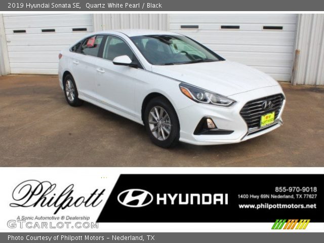 2019 Hyundai Sonata SE in Quartz White Pearl