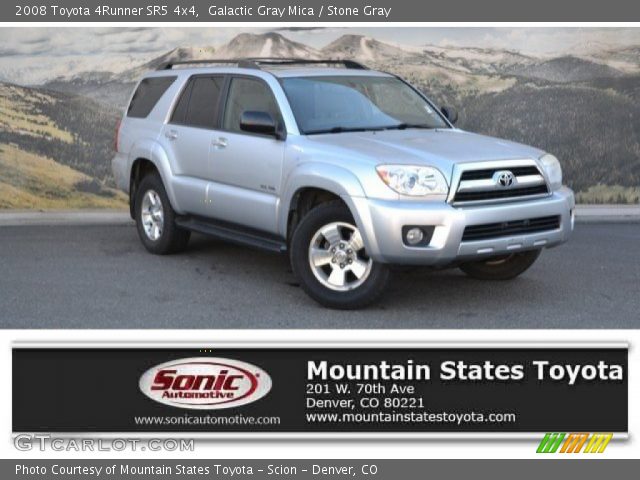 2008 Toyota 4Runner SR5 4x4 in Galactic Gray Mica