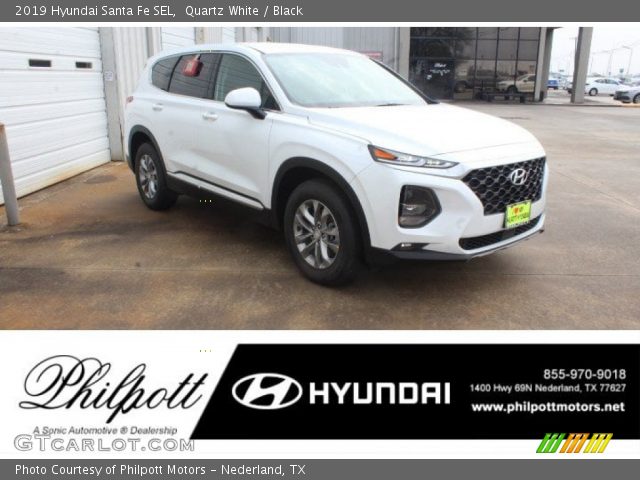 2019 Hyundai Santa Fe SEL in Quartz White