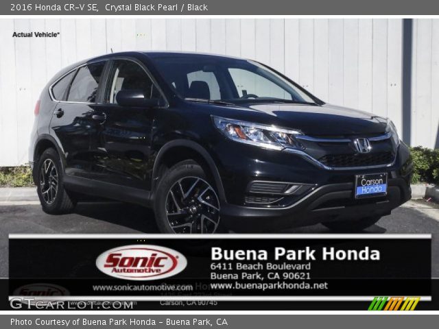 2016 Honda CR-V SE in Crystal Black Pearl