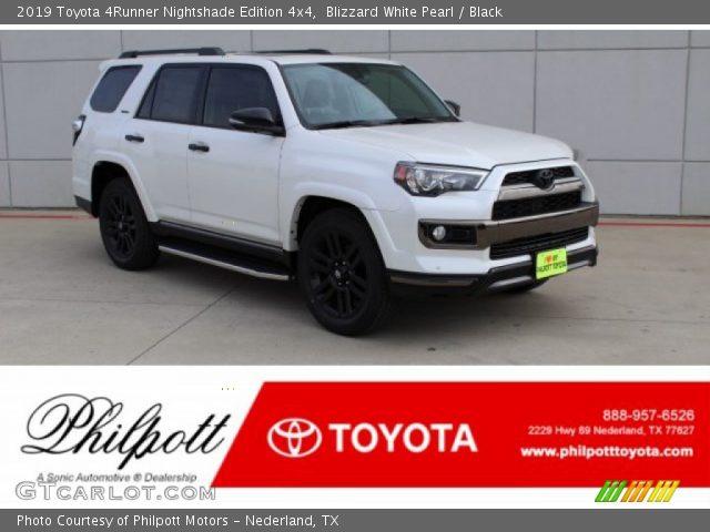 2019 Toyota 4Runner Nightshade Edition 4x4 in Blizzard White Pearl