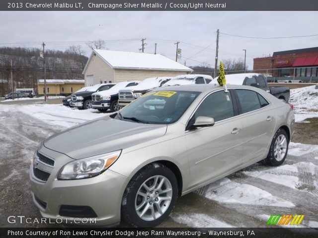 2013 Chevrolet Malibu LT in Champagne Silver Metallic