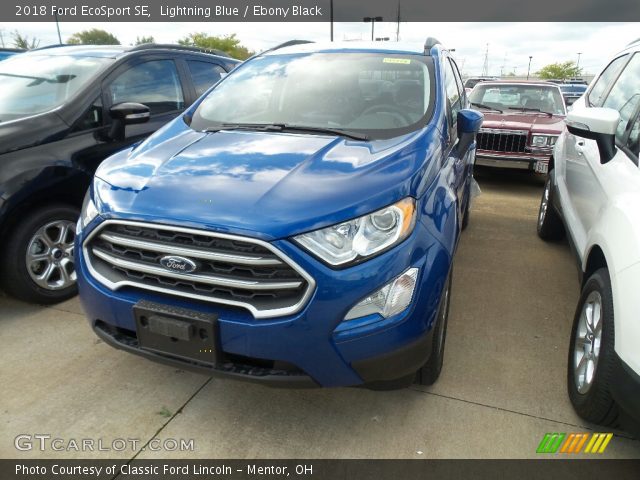 2018 Ford EcoSport SE in Lightning Blue