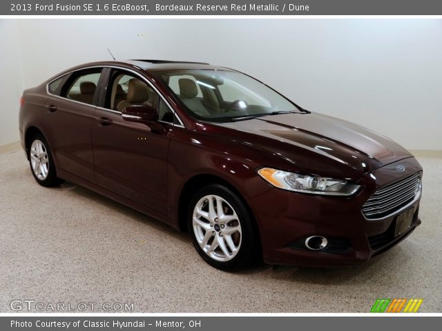 2013 Ford Fusion SE 1.6 EcoBoost in Bordeaux Reserve Red Metallic