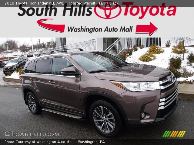 2018 Toyota Highlander XLE AWD in Toasted Walnut Pearl