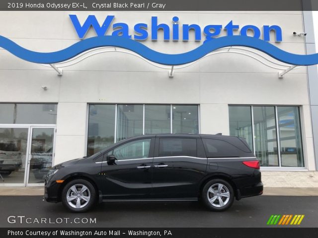 2019 Honda Odyssey EX-L in Crystal Black Pearl