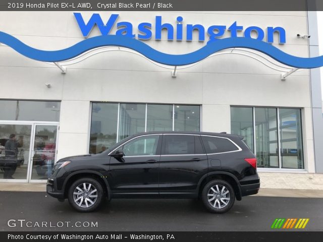 2019 Honda Pilot EX-L AWD in Crystal Black Pearl