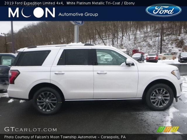 2019 Ford Expedition Limited 4x4 in White Platinum Metallic Tri-Coat