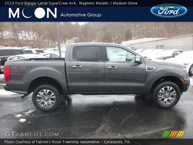 2019 Ford Ranger Lariat SuperCrew 4x4 in Magnetic Metallic