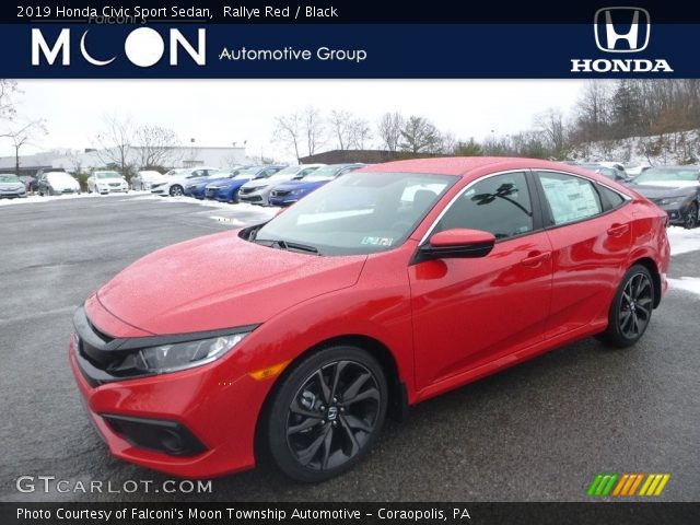 2019 Honda Civic Sport Sedan in Rallye Red