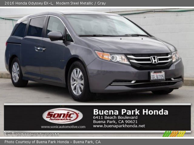 2016 Honda Odyssey EX-L in Modern Steel Metallic