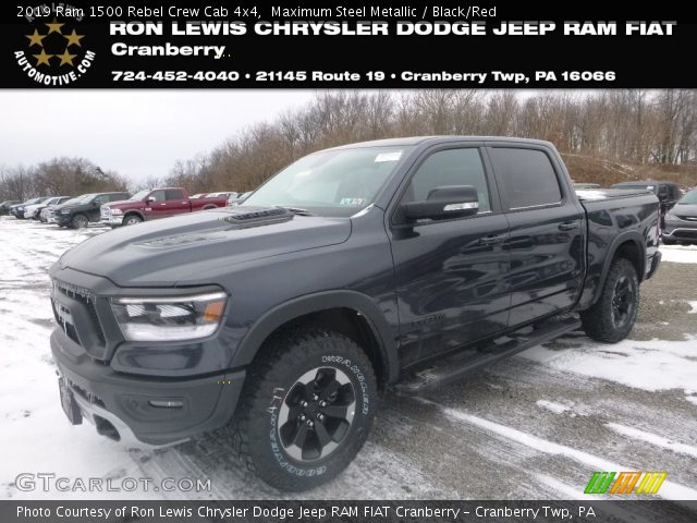 2019 Ram 1500 Rebel Crew Cab 4x4 in Maximum Steel Metallic