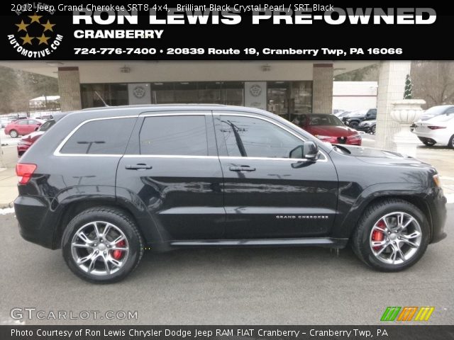 2012 Jeep Grand Cherokee SRT8 4x4 in Brilliant Black Crystal Pearl