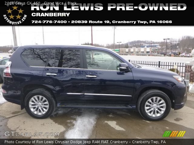 2018 Lexus GX 460 in Claret Mica