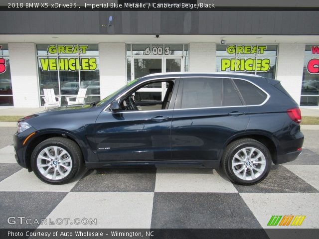 2018 BMW X5 xDrive35i in Imperial Blue Metallic