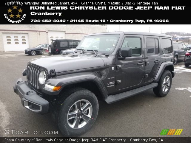Granite Crystal Metallic 2018 Jeep Wrangler Unlimited