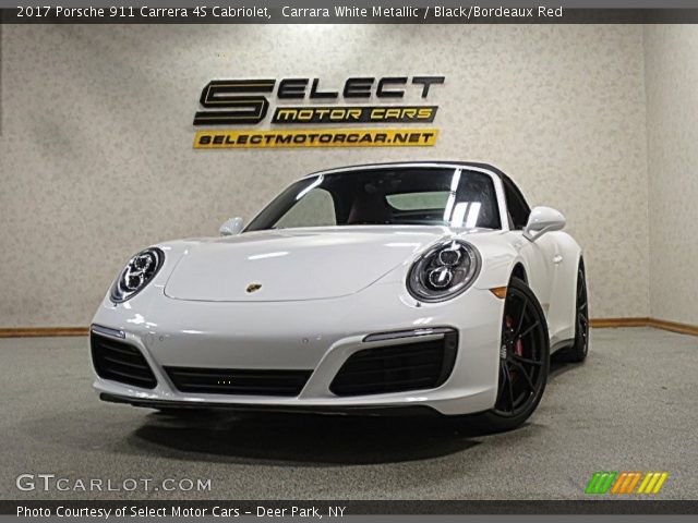 2017 Porsche 911 Carrera 4S Cabriolet in Carrara White Metallic