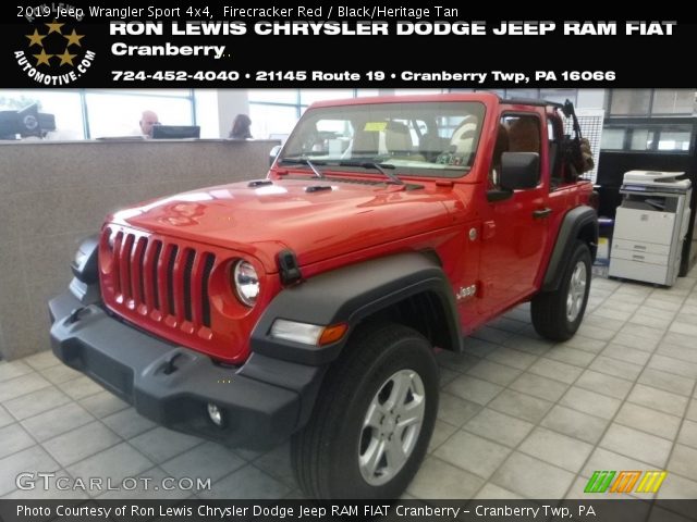 2019 Jeep Wrangler Sport 4x4 in Firecracker Red