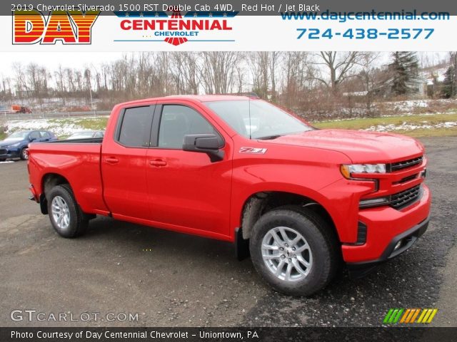 2019 Chevrolet Silverado 1500 RST Double Cab 4WD in Red Hot