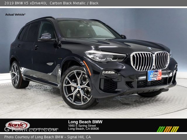 2019 BMW X5 xDrive40i in Carbon Black Metallic