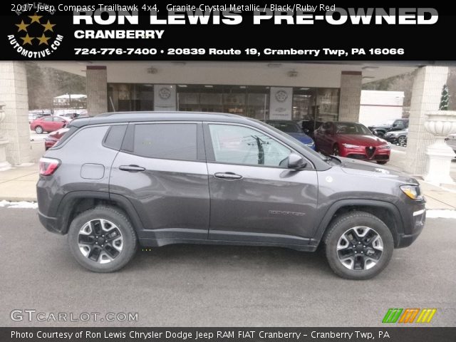 2017 Jeep Compass Trailhawk 4x4 in Granite Crystal Metallic