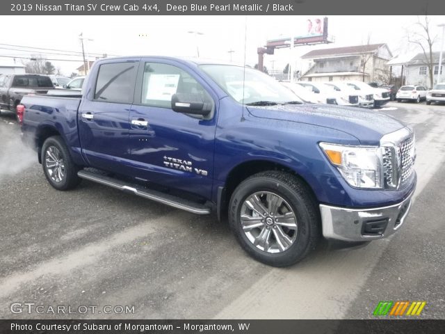 2019 Nissan Titan SV Crew Cab 4x4 in Deep Blue Pearl Metallic