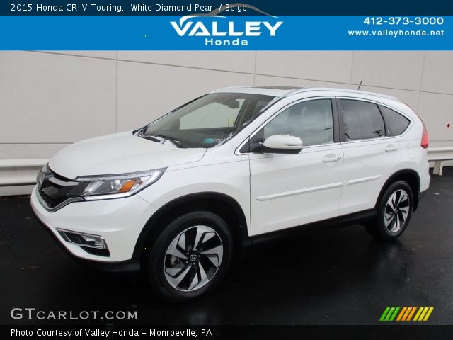 2015 Honda CR-V Touring in White Diamond Pearl