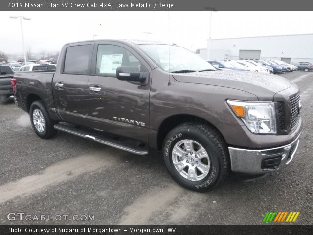 2019 Nissan Titan SV Crew Cab 4x4 in Java Metallic