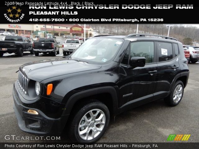 2018 Jeep Renegade Latitude 4x4 in Black