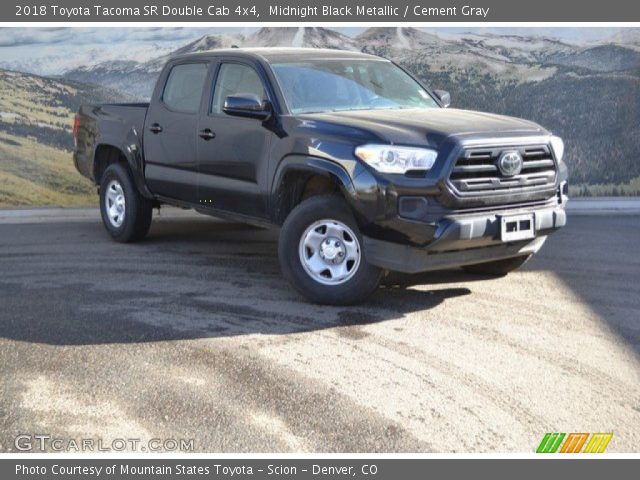 2018 Toyota Tacoma SR Double Cab 4x4 in Midnight Black Metallic