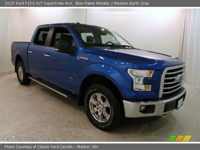 2015 Ford F150 XLT SuperCrew 4x4 in Blue Flame Metallic