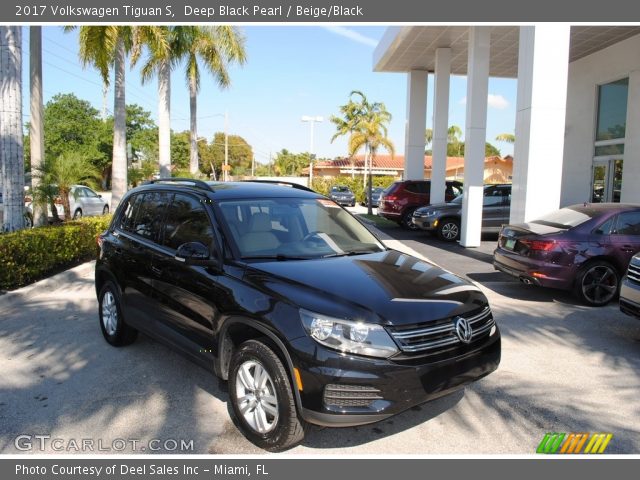2017 Volkswagen Tiguan S in Deep Black Pearl