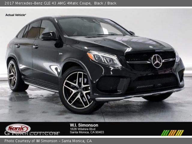 2017 Mercedes-Benz GLE 43 AMG 4Matic Coupe in Black
