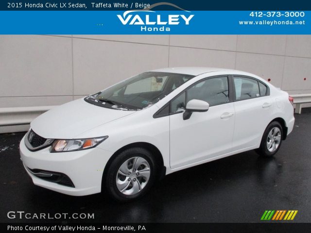 2015 Honda Civic LX Sedan in Taffeta White