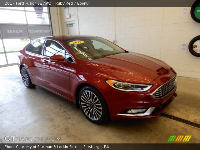 2017 Ford Fusion SE AWD in Ruby Red