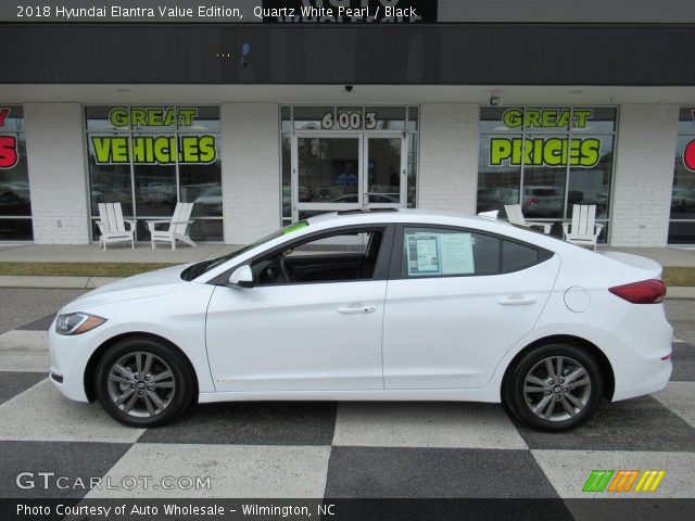 2018 Hyundai Elantra Value Edition in Quartz White Pearl