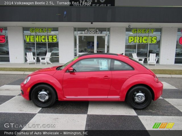 2014 Volkswagen Beetle 2.5L in Tornado Red