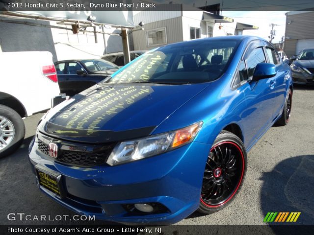 2012 Honda Civic Si Sedan in Dyno Blue Pearl