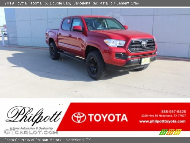 2019 Toyota Tacoma TSS Double Cab in Barcelona Red Metallic