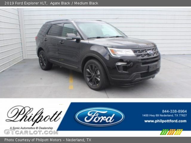 2019 Ford Explorer XLT in Agate Black