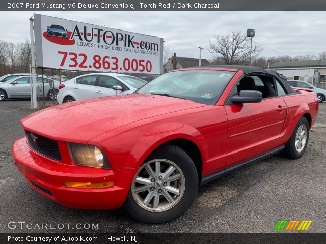 2007 Ford Mustang V6 Deluxe Convertible in Torch Red