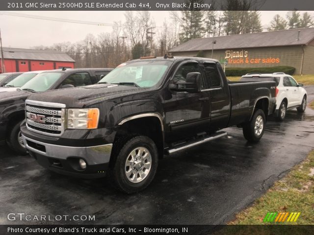 2011 GMC Sierra 2500HD SLE Extended Cab 4x4 in Onyx Black