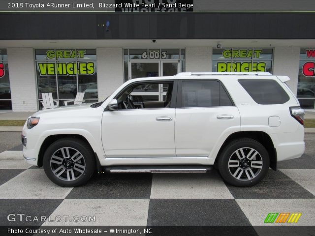 2018 Toyota 4Runner Limited in Blizzard White Pearl